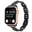 Mobigear Paris Steel Apple Watch Strap Butterfly closure - 49/46/45/44 mm - Black