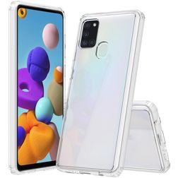 Mobigear Crystal Clear Samsung Galaxy A21s Hard Case Back cover - Clear