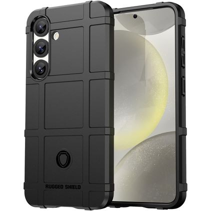 Mobigear Rugged Shield Samsung Galaxy S25 Plus Flexible TPU Back cover Shockproof - Black