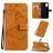 Mobigear Butterfly Samsung Galaxy A71 Cover a libro portafoglio - Cognac