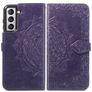 Mobigear Mandala Samsung Galaxy S21 FE Funda tipo libro Cartera - Morado