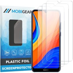 Mobigear Huawei Y6s Protector de pantalla Film - Compatible con fundas (pack de 3)