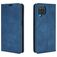 Mobigear Retro Slim Samsung Galaxy A12 Pungetui med Seddelrum - Mørkeblå