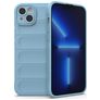 Mobigear Bumpy iPhone 14 Plus Flexibilní TPU Zadní kryt - Modrá