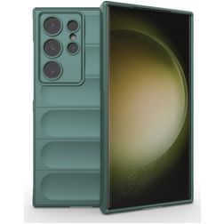 Mobigear Bumpy Samsung Galaxy S24 Ultra TPU flexible Carcasa - Verde
