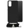 Mobilize Lanyard Gelly Samsung Galaxy A32 4G Fleksibel TPU Cover med snor - Sort