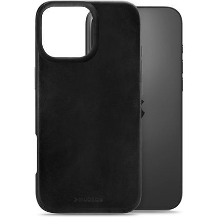 Mobilize Premium iPhone 16 Pro Max MagSafe Ægte læder Bagsidecover - Sort