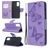 Mobigear Butterfly Samsung Galaxy S20 Funda tipo libro Cartera - Morado