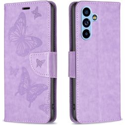 Mobigear Butterfly Samsung Galaxy A54 Capa livro Carteira - Roxo