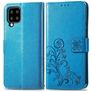 Mobigear Clover Samsung Galaxy A22 5G Funda tipo libro Cartera - Azul