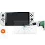 Mobigear Nintendo Switch OLED Panssarilasi Näytönsuoja - Suojakuoren kanssa yhteensopiva (3 kpl)