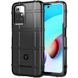 Mobigear Rugged Shield Xiaomi Redmi 10 4G Joustava TPU Suojakuori Iskunkestävä - Musta