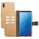 Mobiparts Saffiano Wallet iPhone XS Max Funda tipo libro Cartera - Copper