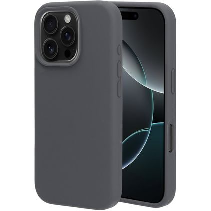 Mobiparts iPhone 16 Pro Silicone Capa traseira - Urban Grey