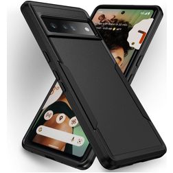 Mobigear Heavy Armor Google Pixel 7 Pro Hårdt Bagsidecover Stødsikkert - Sort