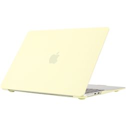 Mobigear Cream Matte MacBook Air 15 tum (2023-2026) Hårt MacBook-skal - Gul - Modell A2941 / A3114 / A3241 / A3448