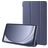 Mobigear Tri-Fold Gel Samsung Galaxy Tab A11 TPU / Cuero sintético Funda tipo libro - Azul oscuro