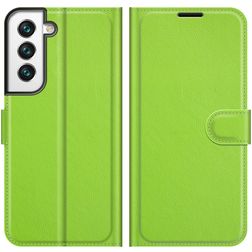 Mobigear Classic Samsung Galaxy S22 Pungetui med Seddelrum - Grøn