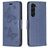 Mobigear Butterfly Samsung Galaxy S24 Plus Wallet case - Blue