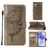 Mobigear Butterfly Samsung Galaxy A55 Cover a libro portafoglio - Grigio