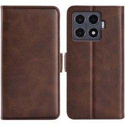 Mobigear Slim Magnet Xiaomi 15T Pro Pungetui med Seddelrum - Brun