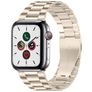 Mobigear Antwerp Rustfrit stål Apple Watch Urrem Sommerfuglelås - 42/41/40/38 mm - Stjerneskær