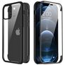 Valenta Full Cover iPhone 12 Pro Karkaistu lasi Suojakuori Iskunkestävä - Musta