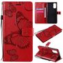 Mobigear Butterfly OPPO Reno 4 Wallet case - Red
