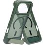 Mobiparts Hardcover iPhone 18 Pro Max MagSafe Hardcase Back cover con supporto - Satin Green