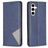 Mobigear Rhombus Slim Samsung Galaxy S24 FE Capa livro - Azul