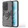 Mobigear Armor Ring HONOR 200 Lite Tvrdý plast Zadní kryt odolný proti nárazům s prstýnkem - Černá