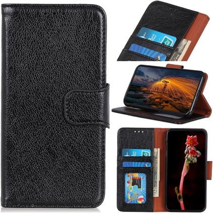 Mobigear Classy iPhone 13 Pro Max Pungetui med Seddelrum - Sort