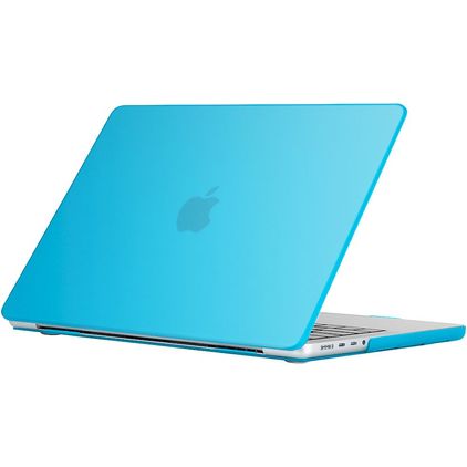 Mobigear Glossy MacBook Pro 16 pulgadas (2021-2026) Carcasa rígida para MacBook - Azul - Modelo A2485 / A2780 / A2991 / A3186 / A3428 / A3429