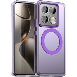 Mobigear Shockproof Xiaomi 14T Pro MagSafe Plástico rígido Capa traseira - Roxo
