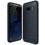 Mobigear Brushed Slim Samsung Galaxy S8 Flexibel TPU Skal - Mörkblå