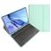 Mobigear Keys Samsung Galaxy Tab S10 Lite QWERTY Bluetooth Keyboard Wallet case + Stylus Holder - Mint