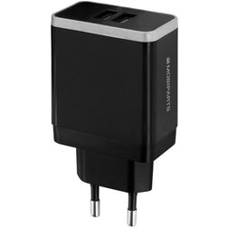 Mobiparts Dual USB Nabíječka 4,6A - Černá