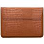 Mobigear Envelope Croco Suojatasku kannettavalle (max 23 cm x 33 cm) - Ruskea