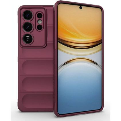 Mobigear Bumpy Samsung Galaxy S26 Ultra Flexibel TPU Skal - Wine Red