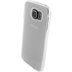 Mobiparts Classic Gennemsigtig Samsung Galaxy S6 Fleksibel TPU Bagsidecover - Gennemsigtig