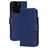 Mobiparts Wallet iPhone 16 Pro MagSafe Vera pelle Cover a libro portafoglio - Blu
