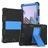 Mobigear ShieldStand Samsung Galaxy Tab A8 10.5 (2021) Case Plastic / Silicone Back cover + Stand - Black / Blue