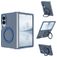 Mobigear 360 Rotating Ring Samsung Galaxy Z Fold 8 MagSafe Plástico rígido Capa traseira com anel - Azul
