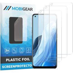 Mobigear OPPO Find X5 Lite Screen Protector Film - Case Friendly (3-Pack)