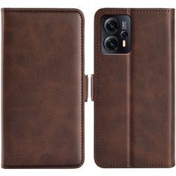 Mobigear Slim Magnet Motorola Moto E13 Capa livro Carteira - Castanho