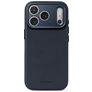 Decoded iPhone 18 Pro Max MagSafe Pele genuína Capa traseira Antichoque - Midnight Blue