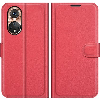 Mobigear Classic HONOR 50 Wallet case - Red