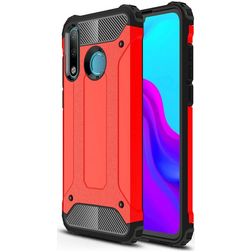 Mobigear Outdoor Huawei P30 Lite Fodral Hårdplast Skal Stötsäkert - Röd