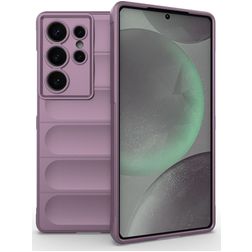 Mobigear Bumpy Samsung Galaxy S25 Ultra Flexibel TPU Skal - Lila