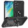 Mobigear Armor ring Samsung Galaxy S24 FE Funda Plástico rígido Carcasa Antigolpes con anillo - Negro